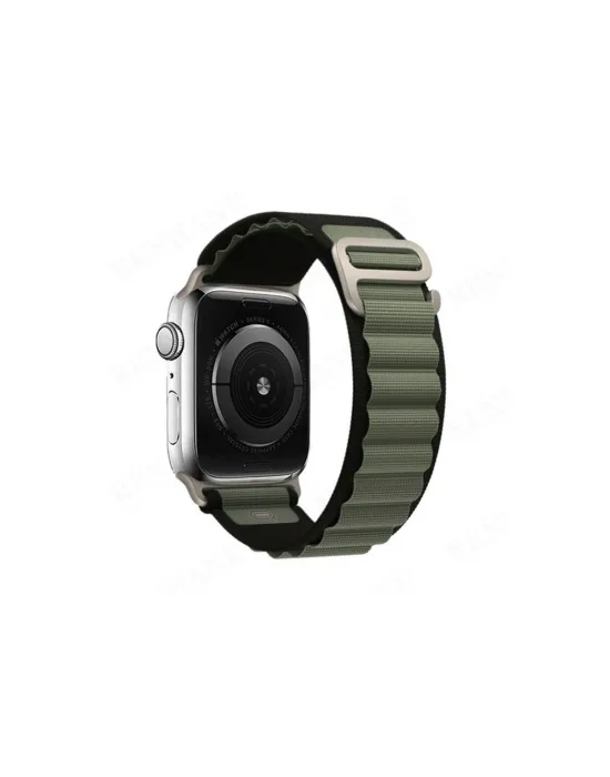 Apple Watch 42mm Mountain Kordon (saat Değildir) - Siyah-yeşil