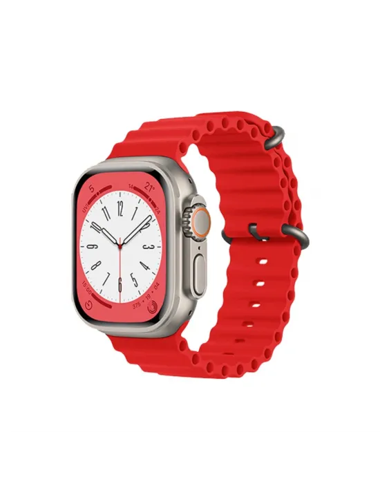 Apple Watch 42mm Ocean Kordon (saat Değildir) - Kırmızı