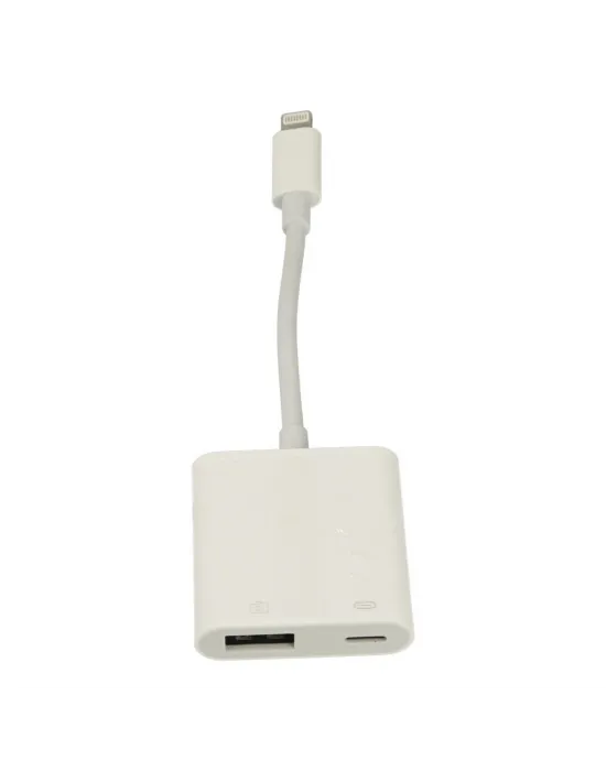 Apr22 Iphone Otg 2in1 - Beyaz