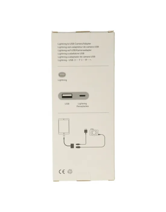 Apr22 Iphone Otg 2in1 - Beyaz
