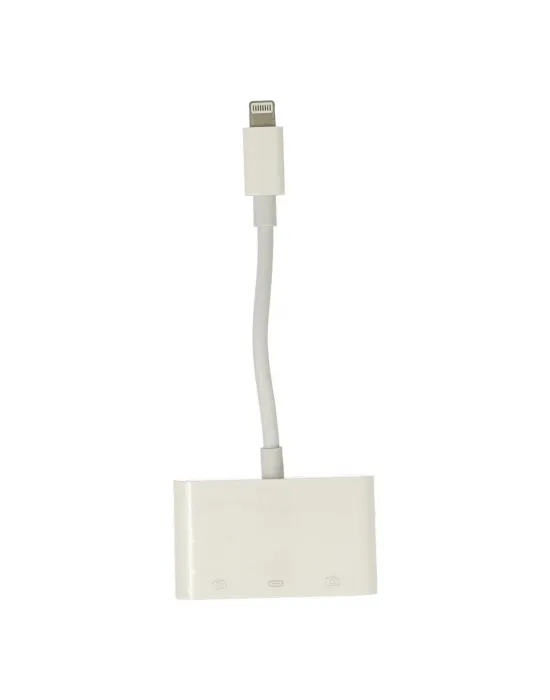 Apr23 Iphone Otg 3in1 - Beyaz