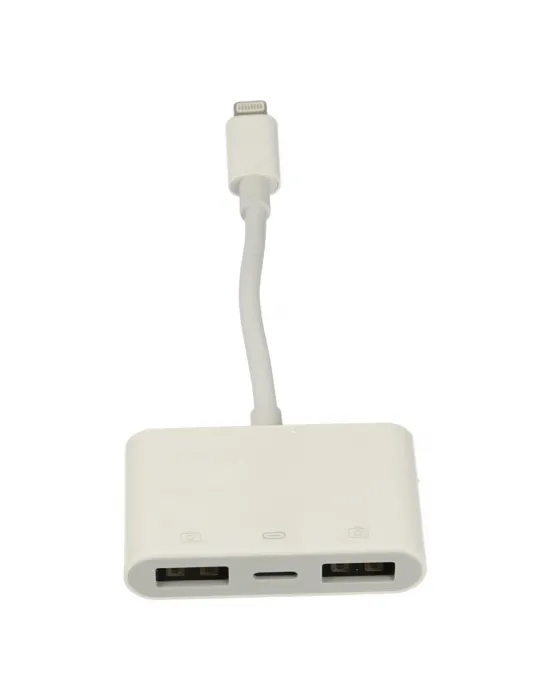 Apr23 Iphone Otg 3in1 - Beyaz