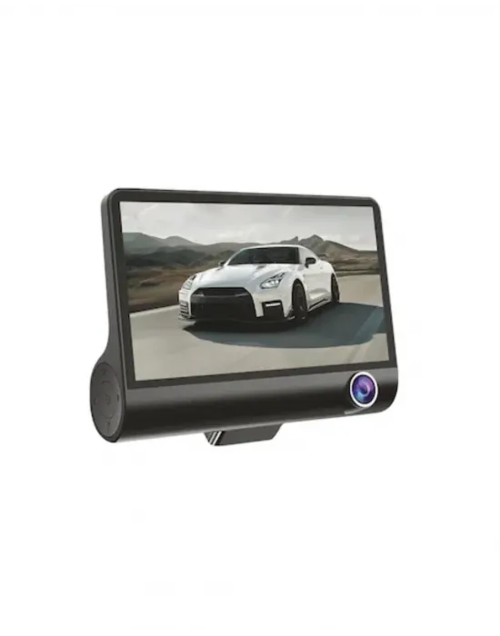 Araç Dvr Kamera Çift Lensli 4 İnç Ekranlı G Sensörlü