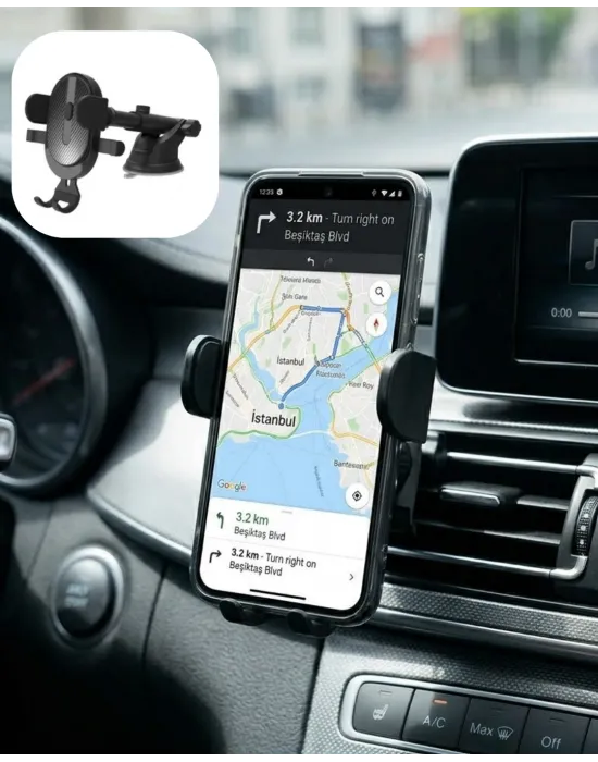 Araç Konsol Telefon Tutucu Ayarlanabilir Telefon Standı
