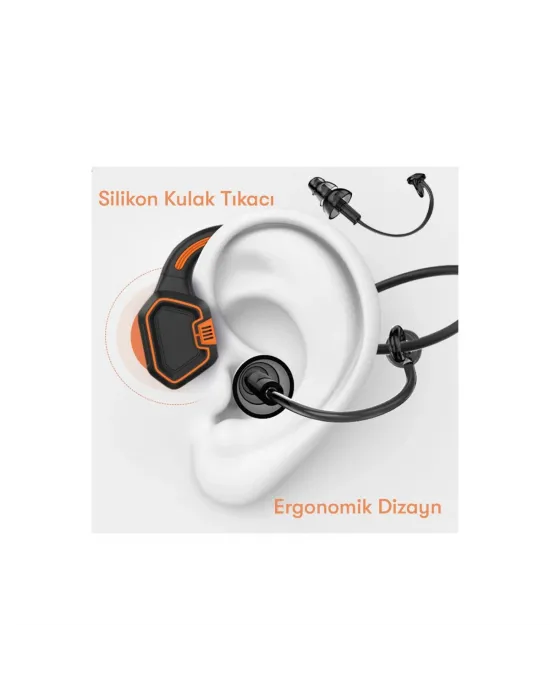 As9 Suya Dayanıklı Bluetooth Kulaklık - Siyah