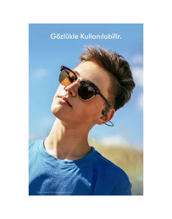 As9 Suya Dayanıklı Bluetooth Kulaklık - Siyah
