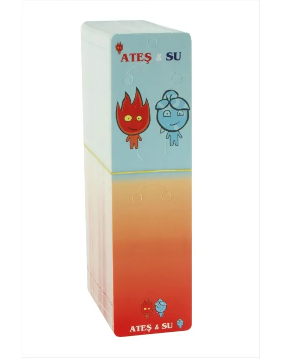 Ateş Su Dik Set Kolye Kartı