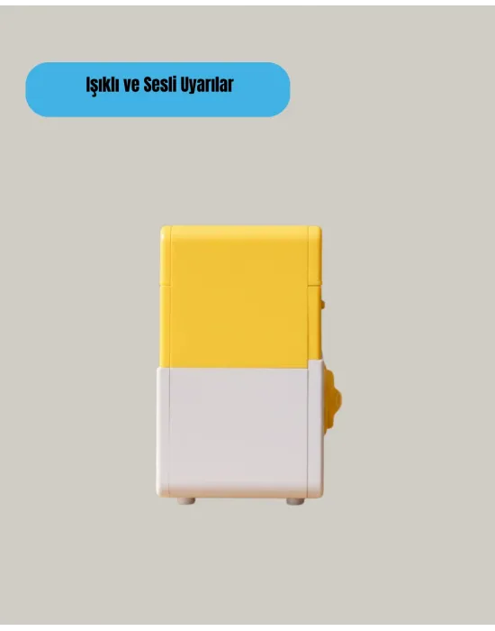 Atm Tasarımlı Sarı Işıklı Sesli Elektronik Kumbara