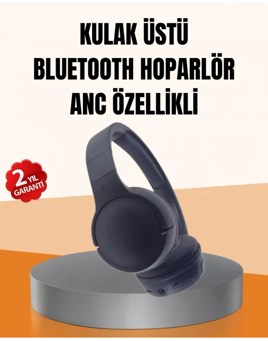 Ayarlanabilir Baş Bantlı Kablosuz Kulak Üstü Kulaklık