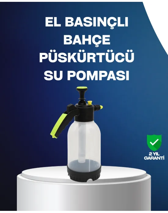 Ayarlanabilir Nozullu Basınçlı Köpük Pompası Araba Yıkama 2l Kapasiteli