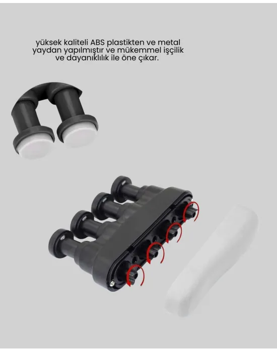 Ayarlanabilir Parmak Güçlendirme Aleti Dayanıklı Yapı