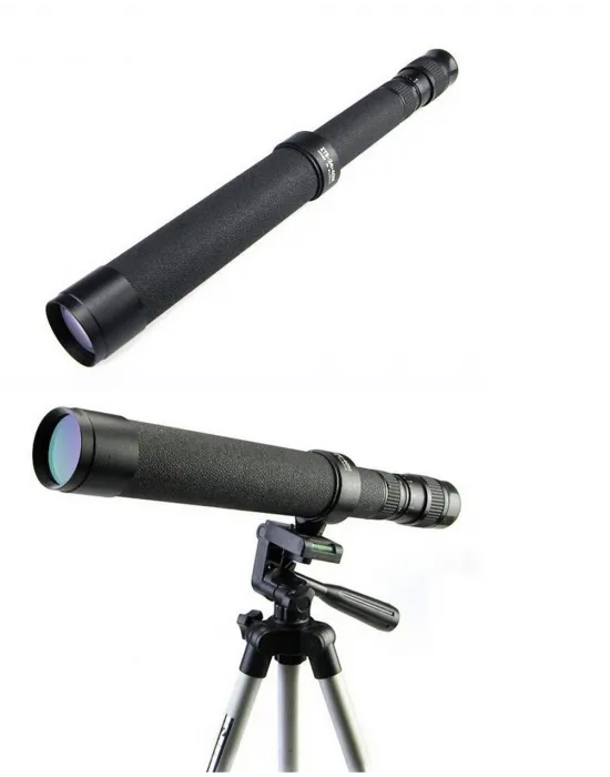 Baigish Zt824x40 Rus Model  Zoomlu ,deri çantalı Tripot Bağlanan Tekli Dürbün