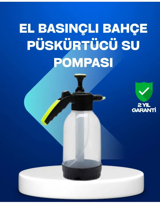 Basınçlı Manuel Köpük Pompası 2l Ayarlanabilir Sprey Başlıklı Temizlik