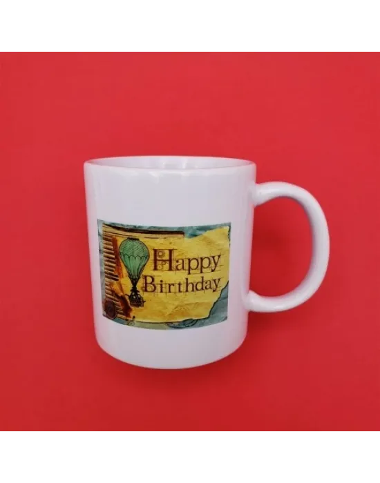 Baskılı Happy Birthday Kupa Bardak