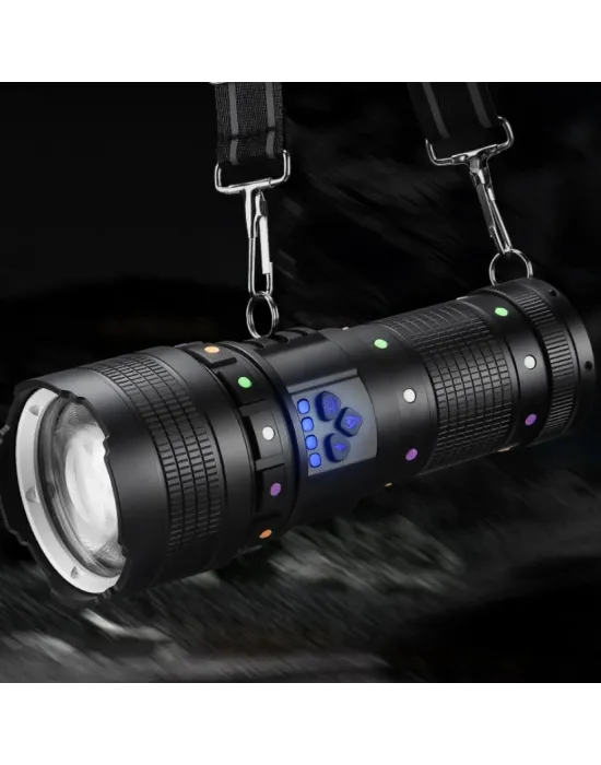 Bedotech Bd-2 30w Tg Led Alüminyum Alaşımlı Zoomlu Type-c Şarjlı El Feneri