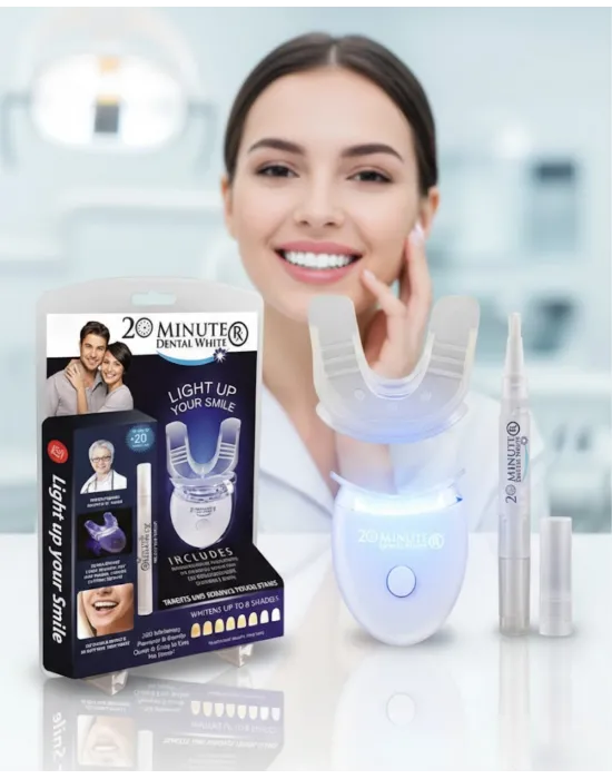 Beyazlatma Kalemli Led Diş Parlatma Seti