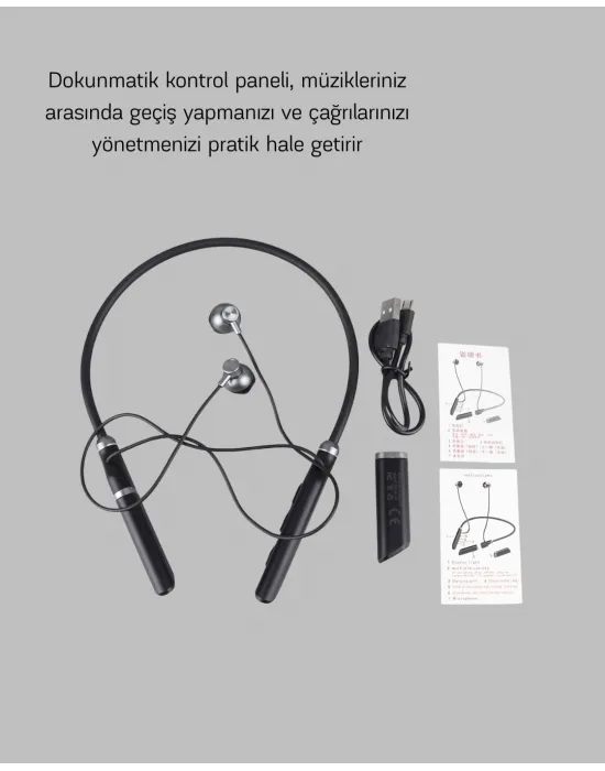 Bluetooth 5.0 Anc Kulaklık – Dokunmatik Kontrol, Kristal Netliğinde Mikrofonlu