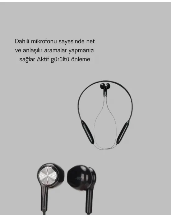 Bluetooth 5.0 Anc Kulaklık – Dokunmatik Kontrol, Kristal Netliğinde Mikrofonlu