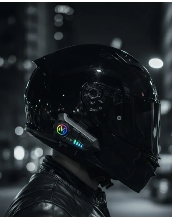 Bluetooth 5.3 Kask İçi Intercom Kulaklık 1000 M Mesafe 1000 Mah