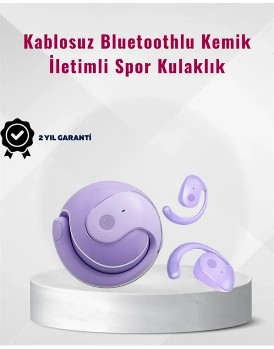 Bluetooth 5.3 Teknolojili Kablosuz Kemik İletimli Spor Kulaklık
