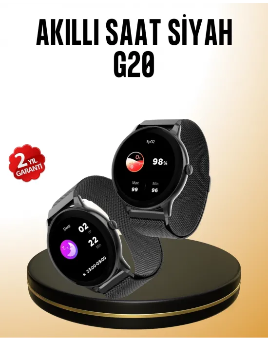 Bluetooth Akıllı Saat G20 Mini – Adım Sayar, Kalori Ölçer, Kalp Atışı Takibi