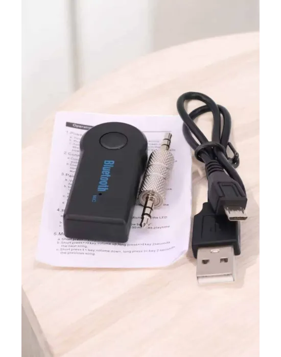 Bluetooth Araç Kiti Bt 350 Aux Çıkışlı Tüm Araçlara Uyumlu