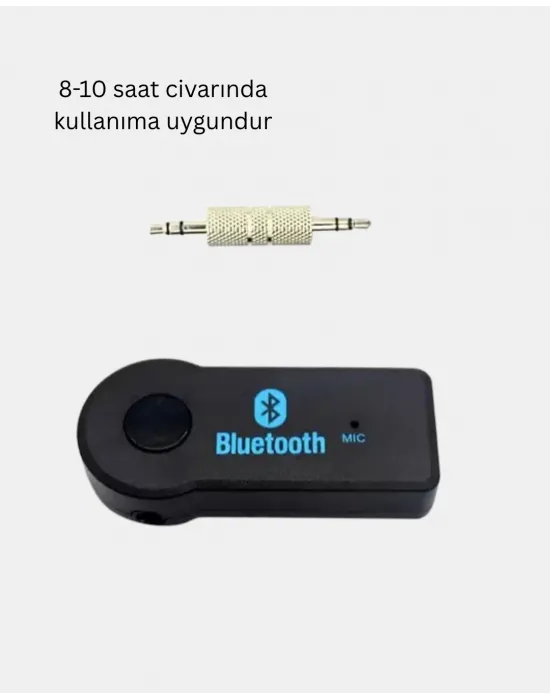 Bluetooth Aux Araç Kiti Eller Serbest Müzik Çalar Dahili Mikrofonlu