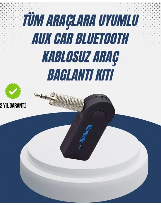 Bluetooth Destekli Aux Müzik Ve Konuşma Cihazı