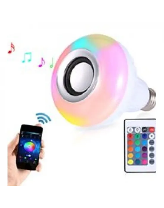 Bluetooth Hoparlör Akıllı Led Ampül Lamba
