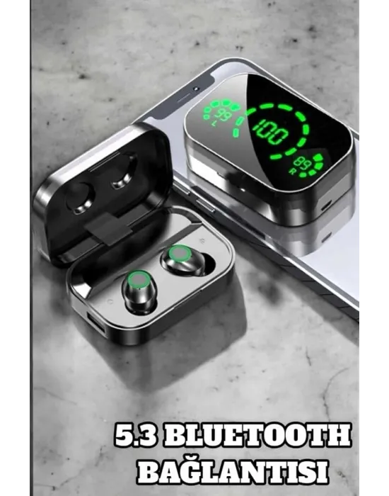 Bluetooth Kulaklık Çift Telefon Desteği Ve Suya Dayanıklı Powerbankli