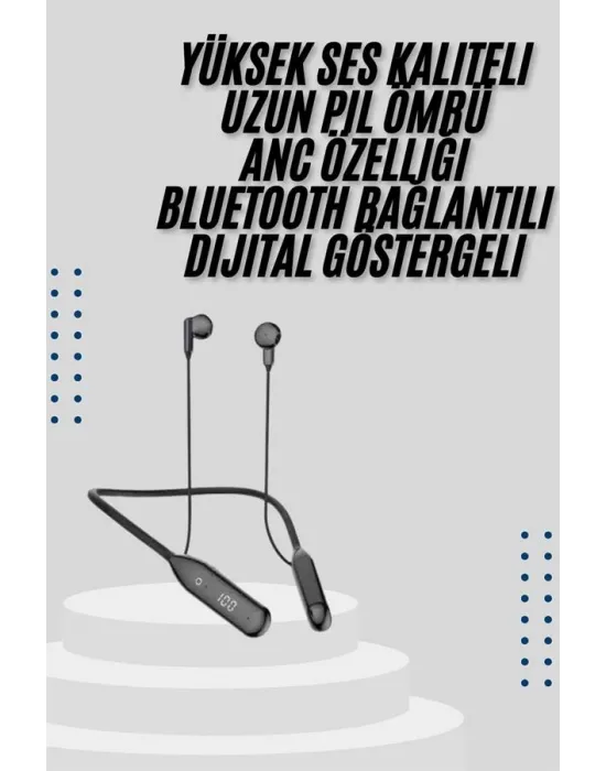 Bluetooth Kulaklık Kablolu Android Ve İos Uyumlu Anc Özellikli
