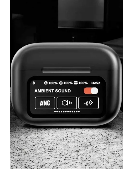 Bluetooth Kulaklık Kablosuz Ekranlı Anc/enc Destekli Dokunmatik