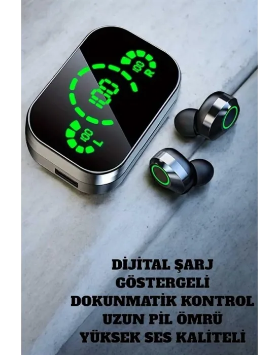 Bluetooth Kulaklık Mikrofonlu Dokunmatik Kontrol Anc Özelliği