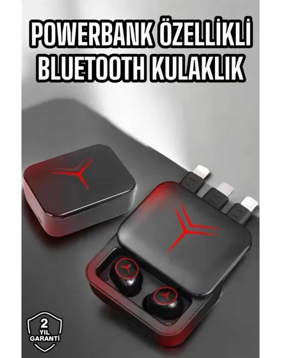 Bluetooth Kulaklık Powerbank Özelliği Yüksek Ses Kaliteli Tws Kulaklık
