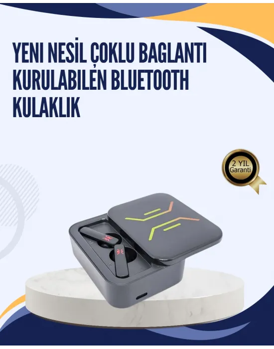 Bluetooth V5.0 Tws Kulaklık – 3 Saat Kesintisiz Kullanım