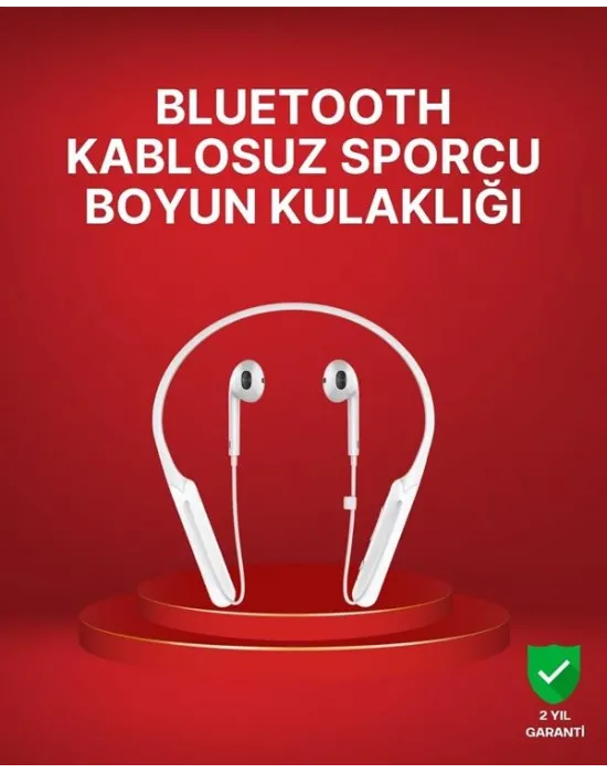 Boyun Askılı Kablosuz Kulaklık – Uzun Süreli Batarya Performansı