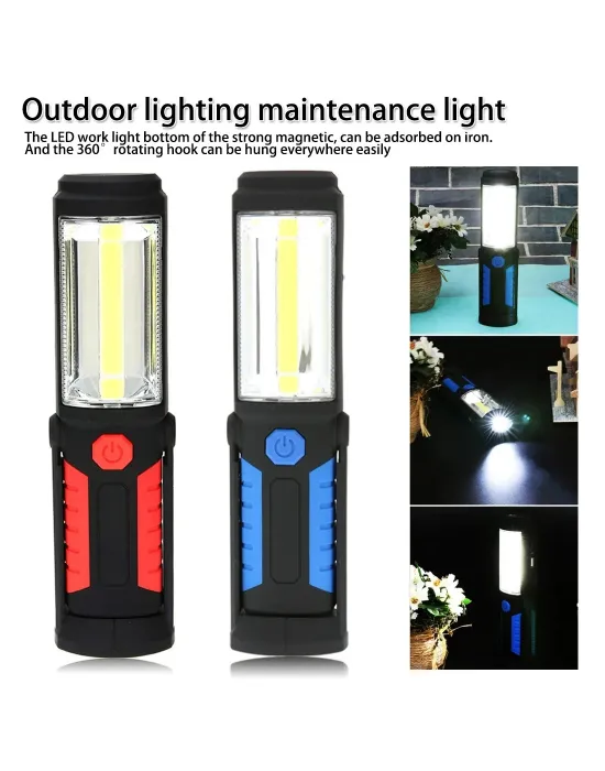 Br S99 Cob Led Şarj Edilebilir Mıknatıslı Çalışma Feneri