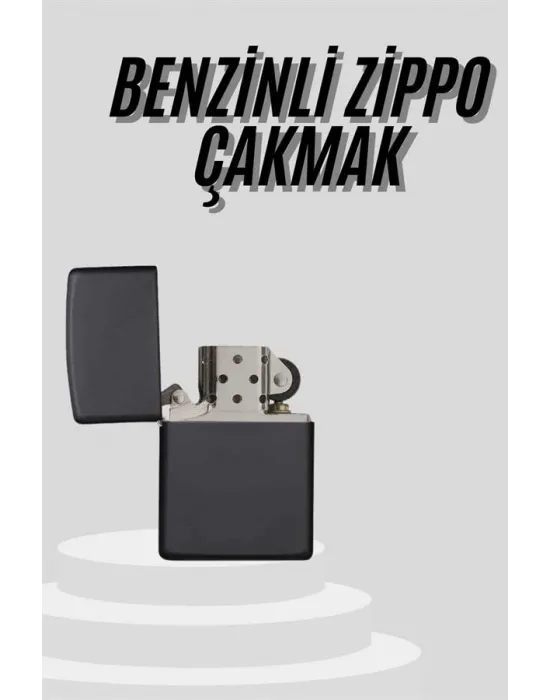 Çakmak Parlak Siyah Doldurulabilir Hedyelik Eşya