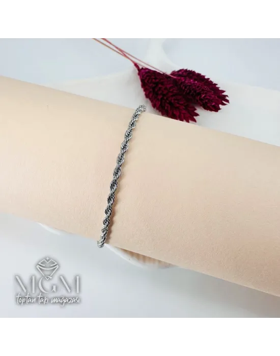 Çelik Burgu Bileklik 2 Mm - Kbl0091