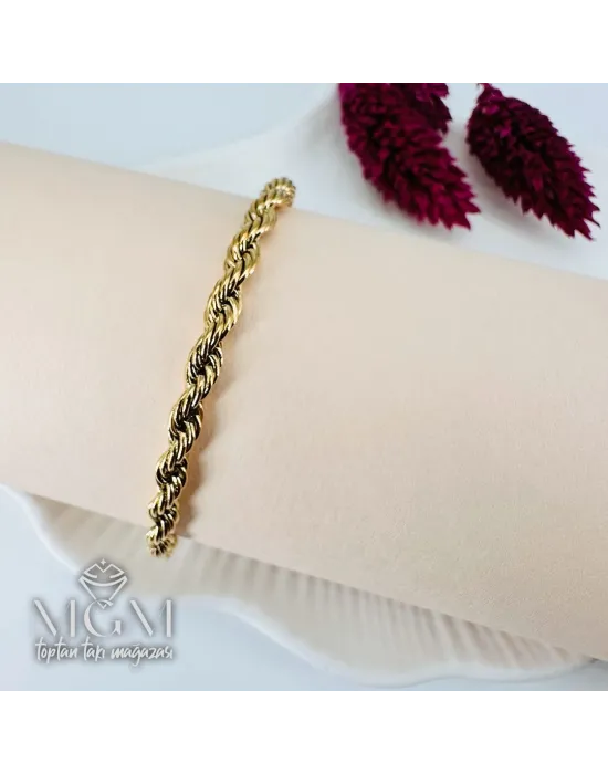 Çelik Burgu Bileklik 3 Mm - Kbl0118
