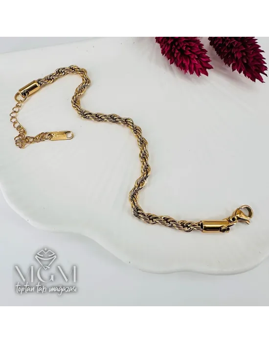 Çelik Burgu Bileklik 3 Mm - Kbl0118