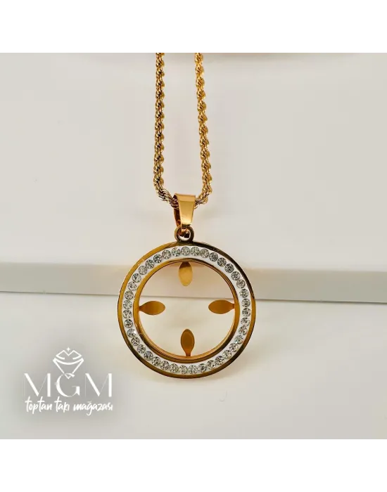 Çelik Çelik Kolye 40+5 Cm - Kl0197