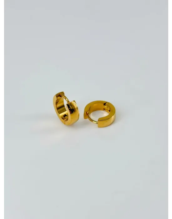   Çelik Erkek Küpe Çap (8 Mm) Kalınlık (4 Mm) - Ekp0030