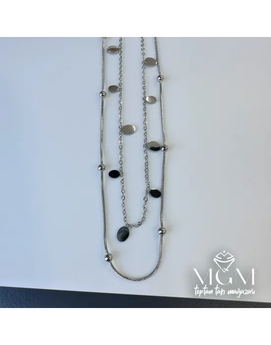 Çelik Kolyeler 45+5 Cm Uzatma Payı - Kl0031