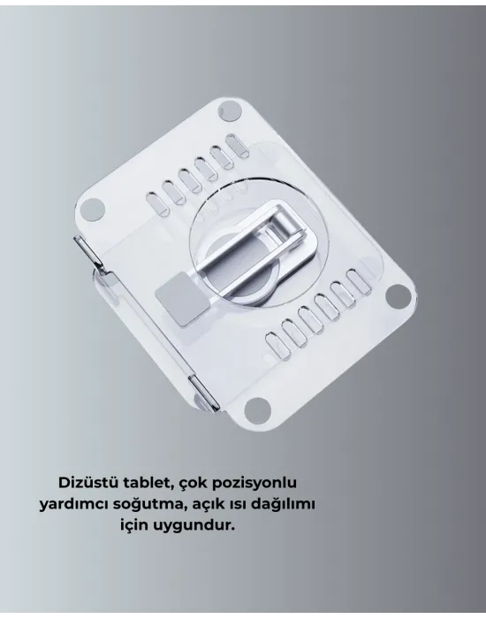 Çift Eksenli Ayarlanabilir Tablet Destek Standı