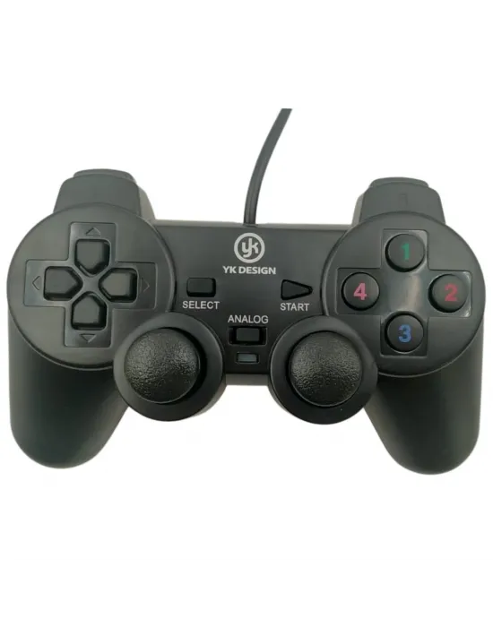 Çift Titreşimli Usb Kablolu Oyun Kolu Pc Uyumlu Vibration Gamepad