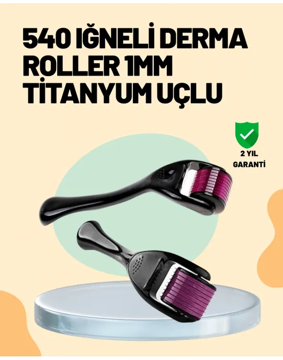 Cilt Yenileyici Derma Roller – Mikro İğneli Bakım Aracı