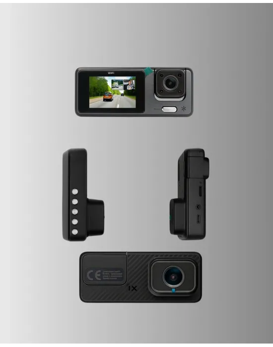 Çok Açılı Araç İçi Dvr | Ön İç Arka Kamera, Döngü Video Kaydı