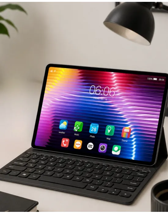 Çok Amaçlı Android Tablet Seti Klavye Kalem Ve Koruyucu Aksesuarlı