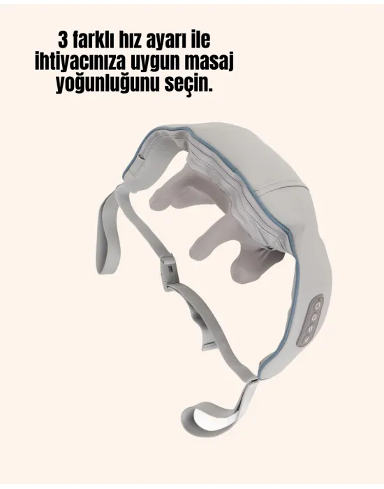 Çok Fonksiyonlu Kablosuz Masaj Aleti | 2 Modlu Isıtmalı